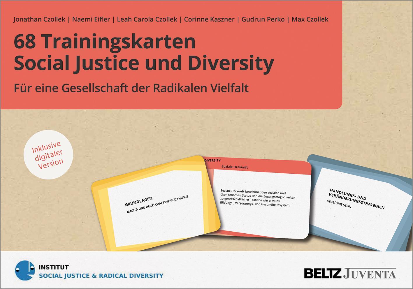 Cover: 4019172400064 | 68 Trainingskarten Social Justice und Diversity | Czollek (u. a.)
