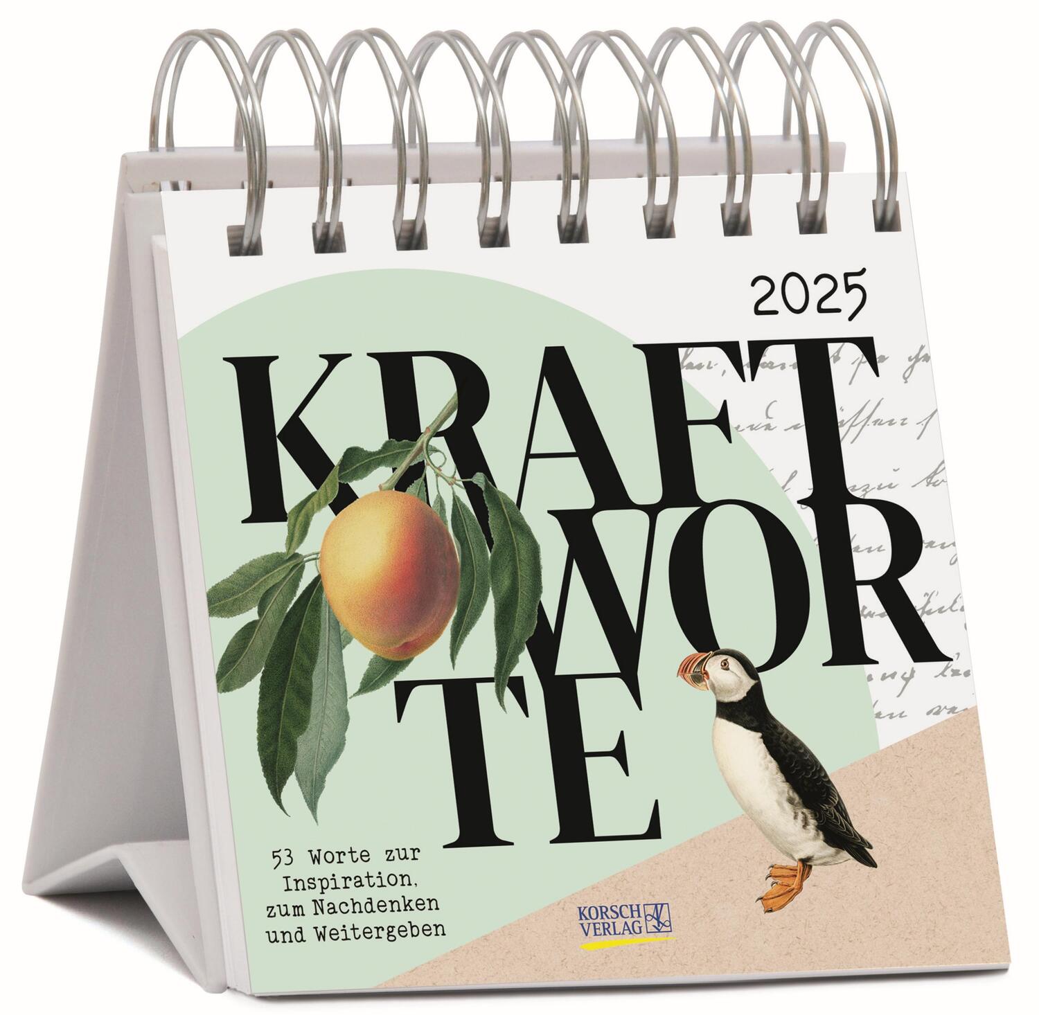 Cover: 9783731879374 | Kraftworte 2025 | Verlag Korsch | Kalender | 54 S. | Deutsch | 2025