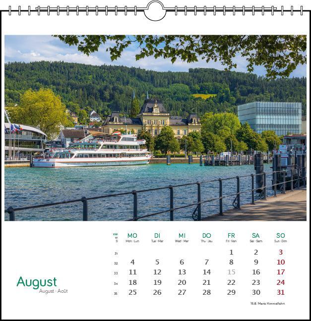 Bild: 9783861924111 | Östlicher Bodensee 2025 | Postkarten-Tischkalender | Fotografen | 2025