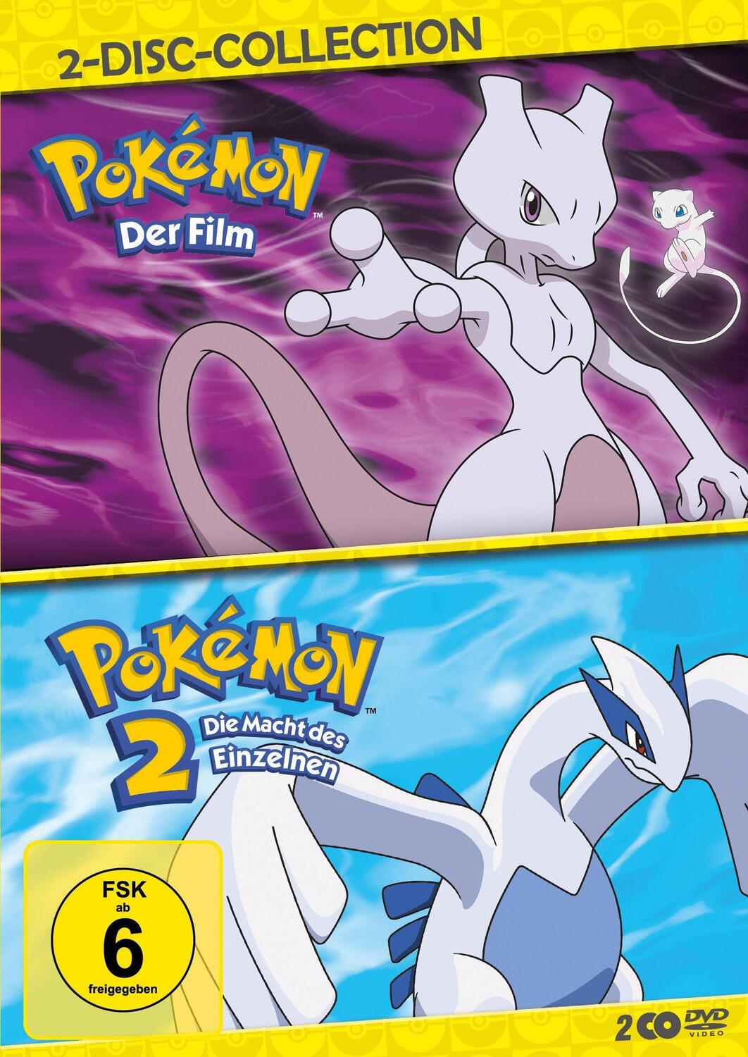 Cover: 4006448771065 | Pokémon 1+2 | 2-Disc-Collection | Satoshi Tajiri (u. a.) | DVD | 2022