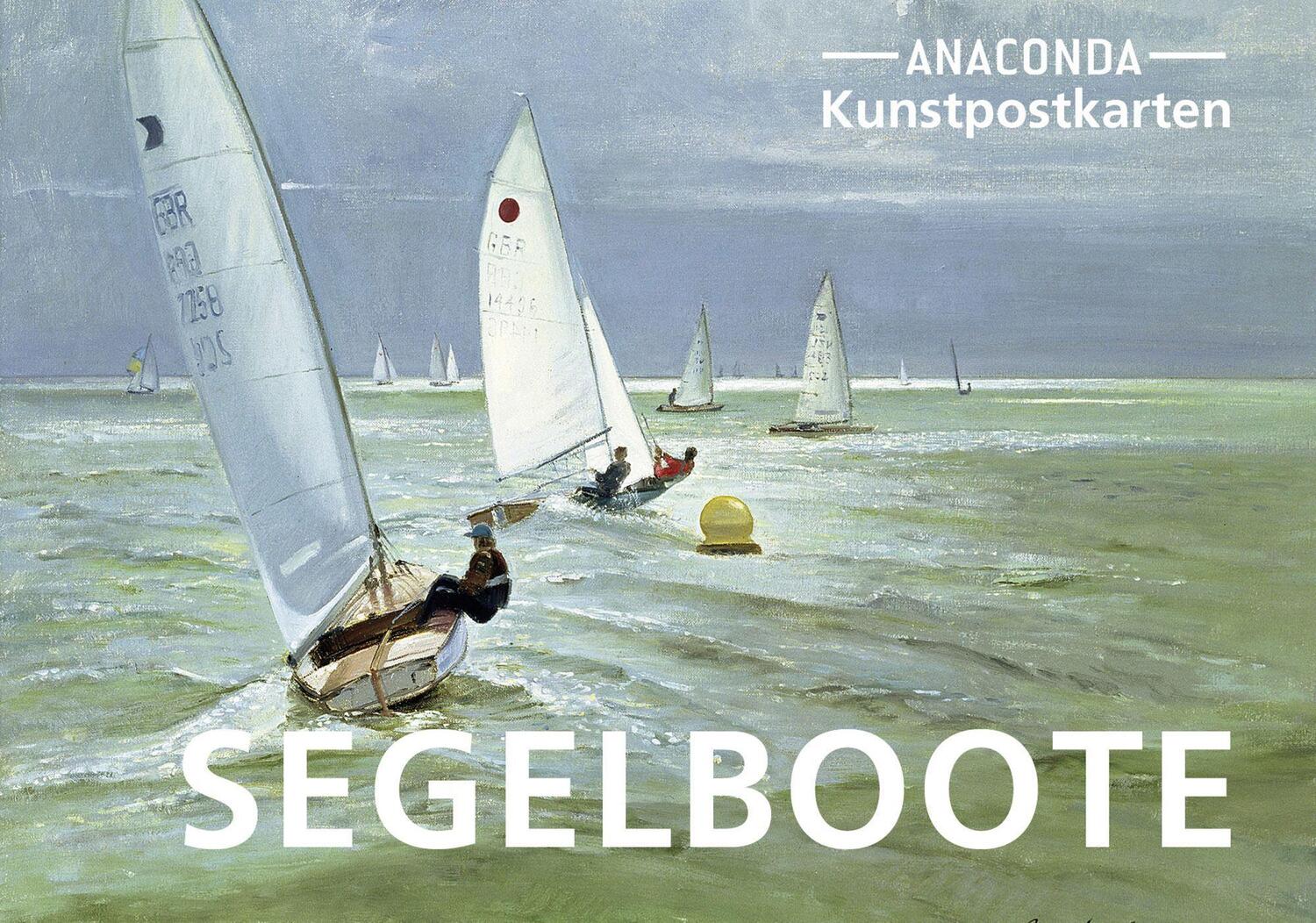 Cover: 9783730611746 | Postkarten-Set Segelboote | 18 Kunstpostkarten | Anaconda Verlag