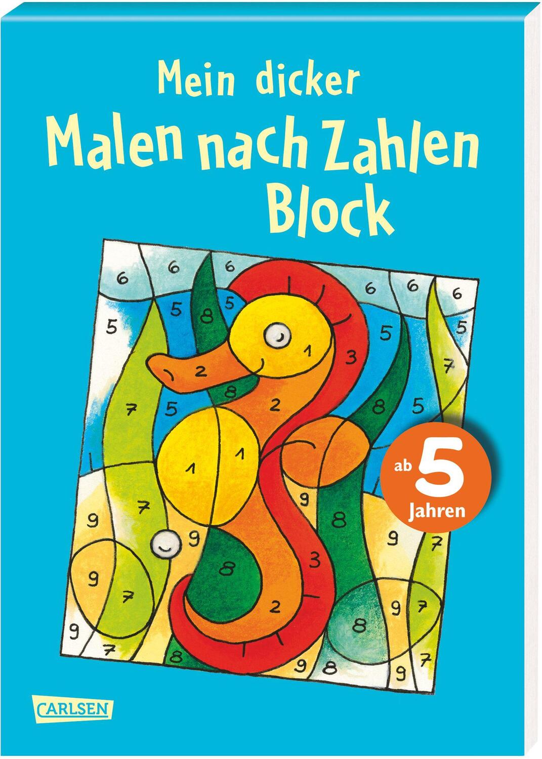 Cover: 9783551180575 | Mein dicker "Malen nach Zahlen" Block | Taschenbuch | 160 S. | Deutsch