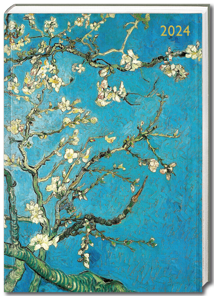 Cover: 9781804174975 | Vincent van Gogh - Mandelbaum in Blüte - Tischkalender 2024 | Kalender