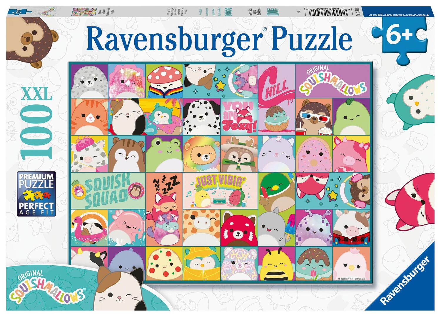 Cover: 4005556133918 | Ravensburger Kinderpuzzle 13391 - Viele bunte Squishmallows - 100...