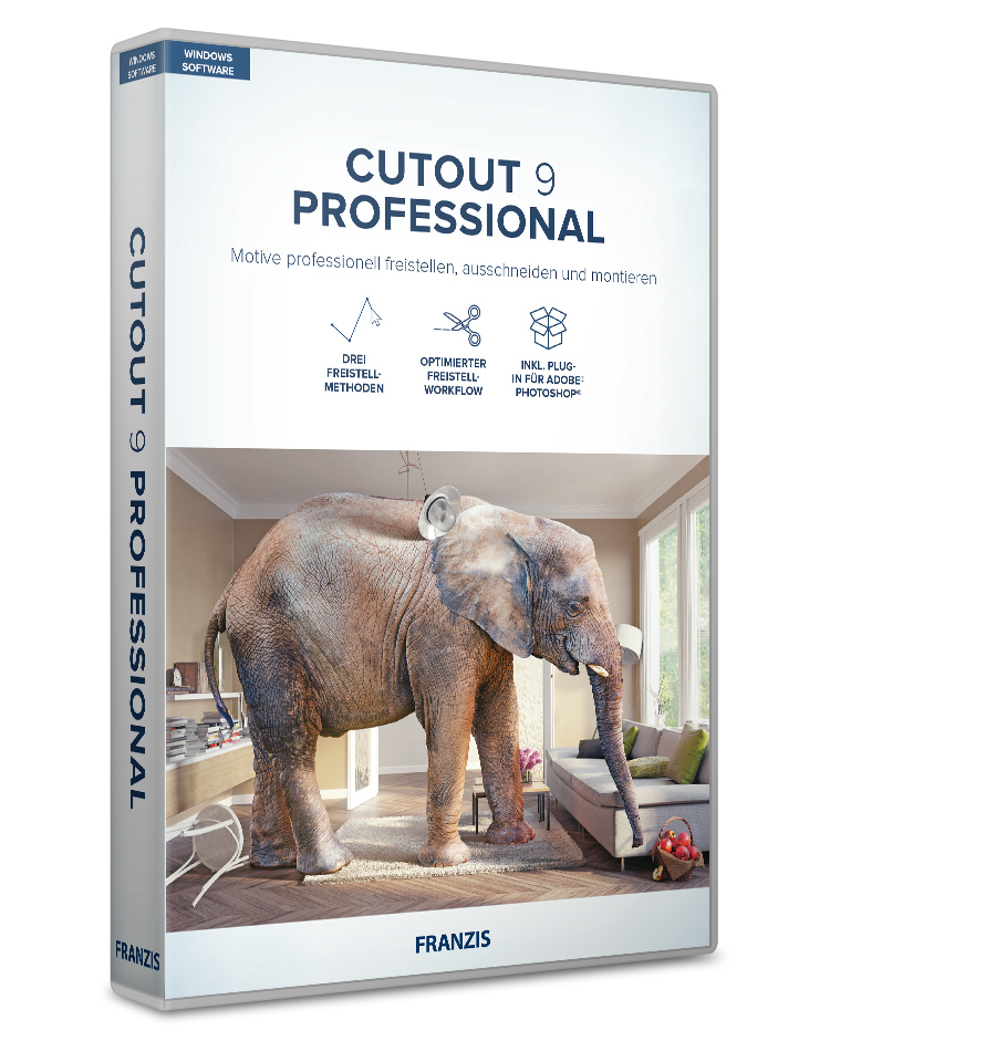 Cover: 4019631707918 | CutOut 9 professional (Win), CD-ROM | Franzis | CD-ROM | Scanavo