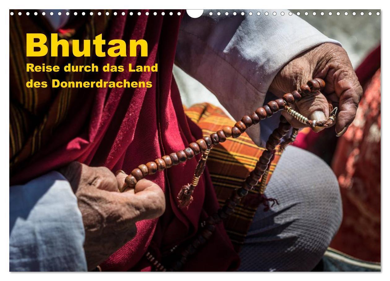 Cover: 9783383429415 | Bhutan - Reise durch das Land des Donnerdrachens (Wandkalender 2024...