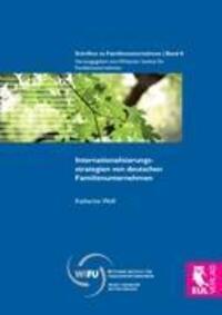 Cover: 9783844100846 | Internationalisierungsstrategien von deutschen Familienunternehmen