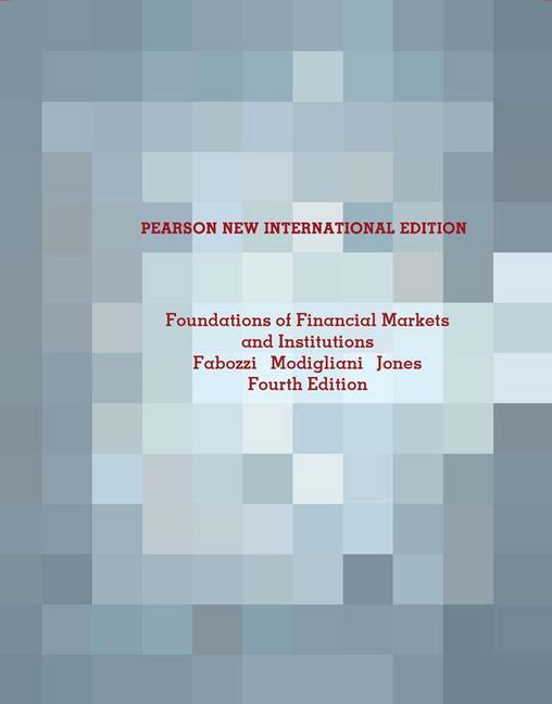 Cover: 9781292021775 | Foundations of Financial Markets and Institutions | Modigliani (u. a.)