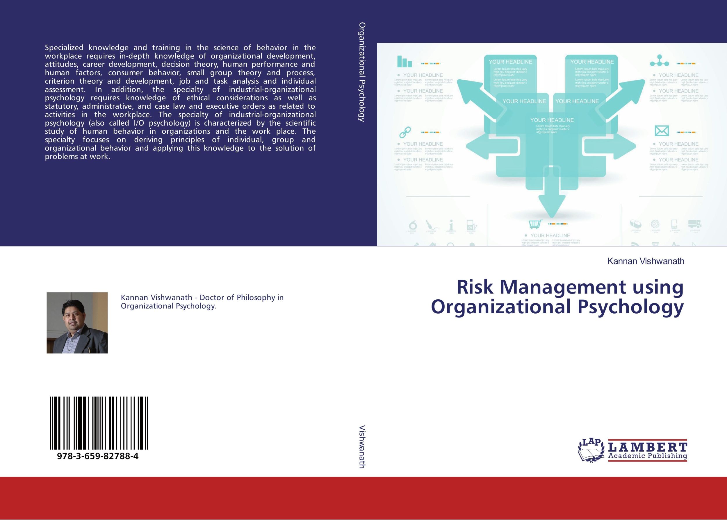 Cover: 9783659827884 | Risk Management using Organizational Psychology | Kannan Vishwanath