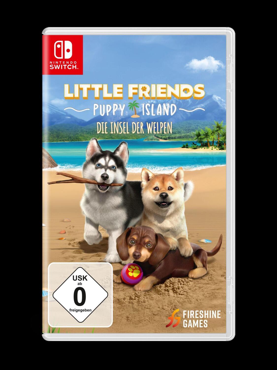 Cover: 5056208821782 | Little Friends 2: Puppy Island (Nintendo Switch) | Blu-ray Disc | 2023