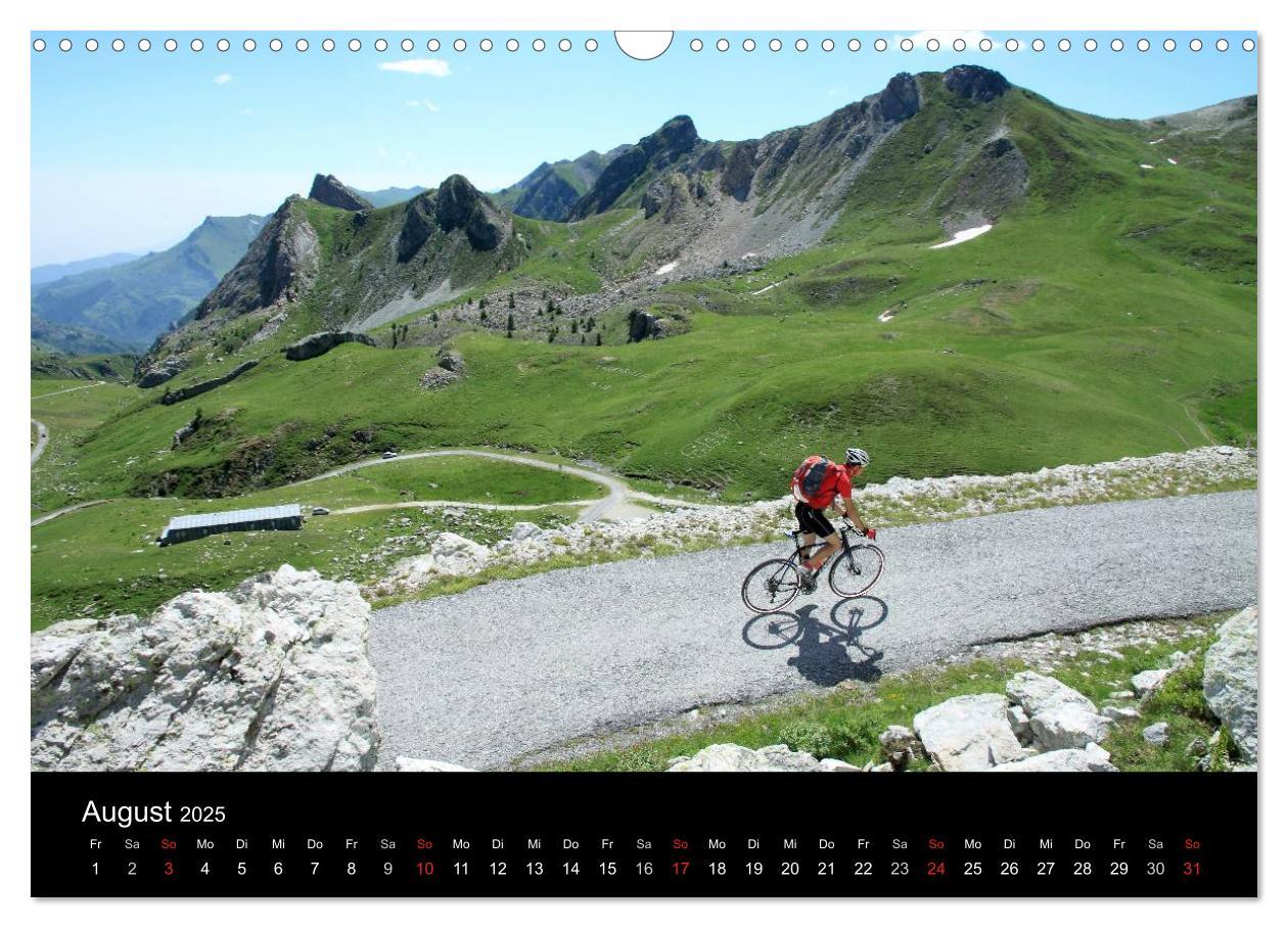 Bild: 9783435808298 | Alpenpässe auf dem Rennrad Vol. 2 (Wandkalender 2025 DIN A3 quer),...