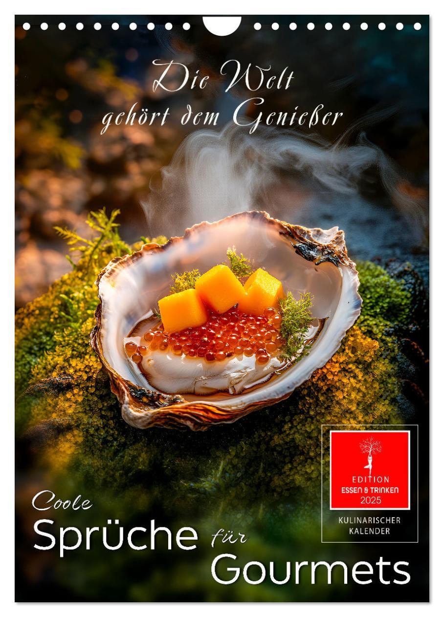 Cover: 9783457199206 | Coole Sprüche für Gourmets (Wandkalender 2025 DIN A4 hoch),...