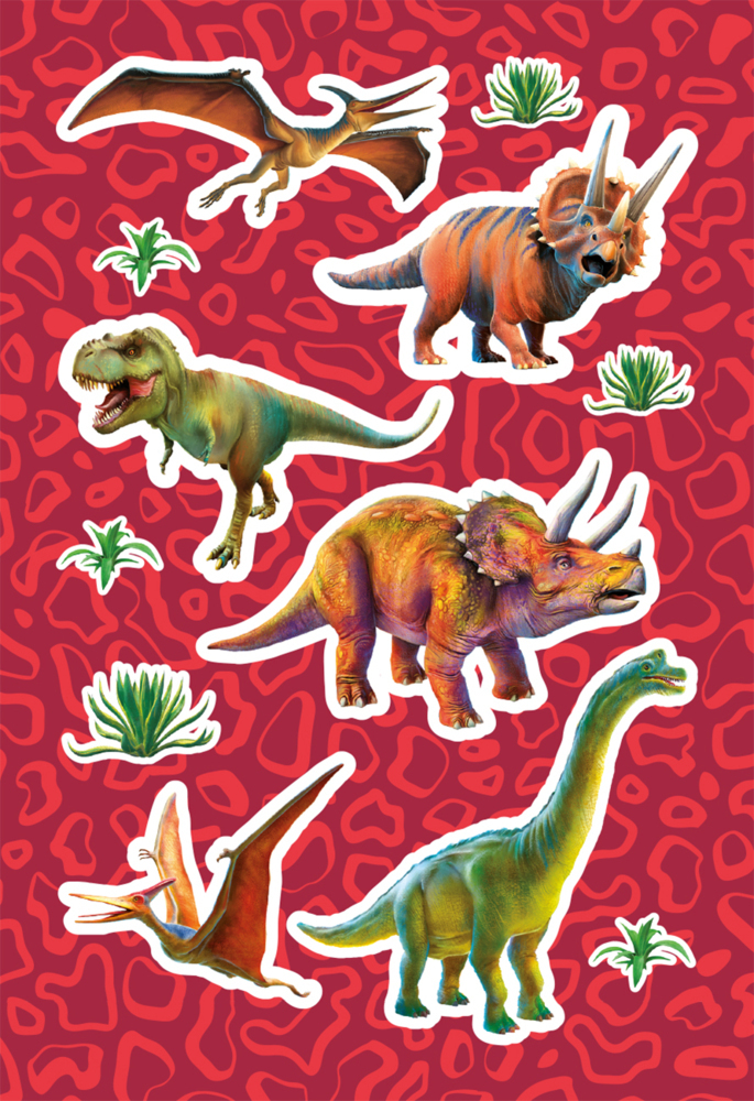 Bild: 9783833241390 | Dinosaurs by P.D. Moreno: Dinostarker Sticker- und Malspaß | Panini