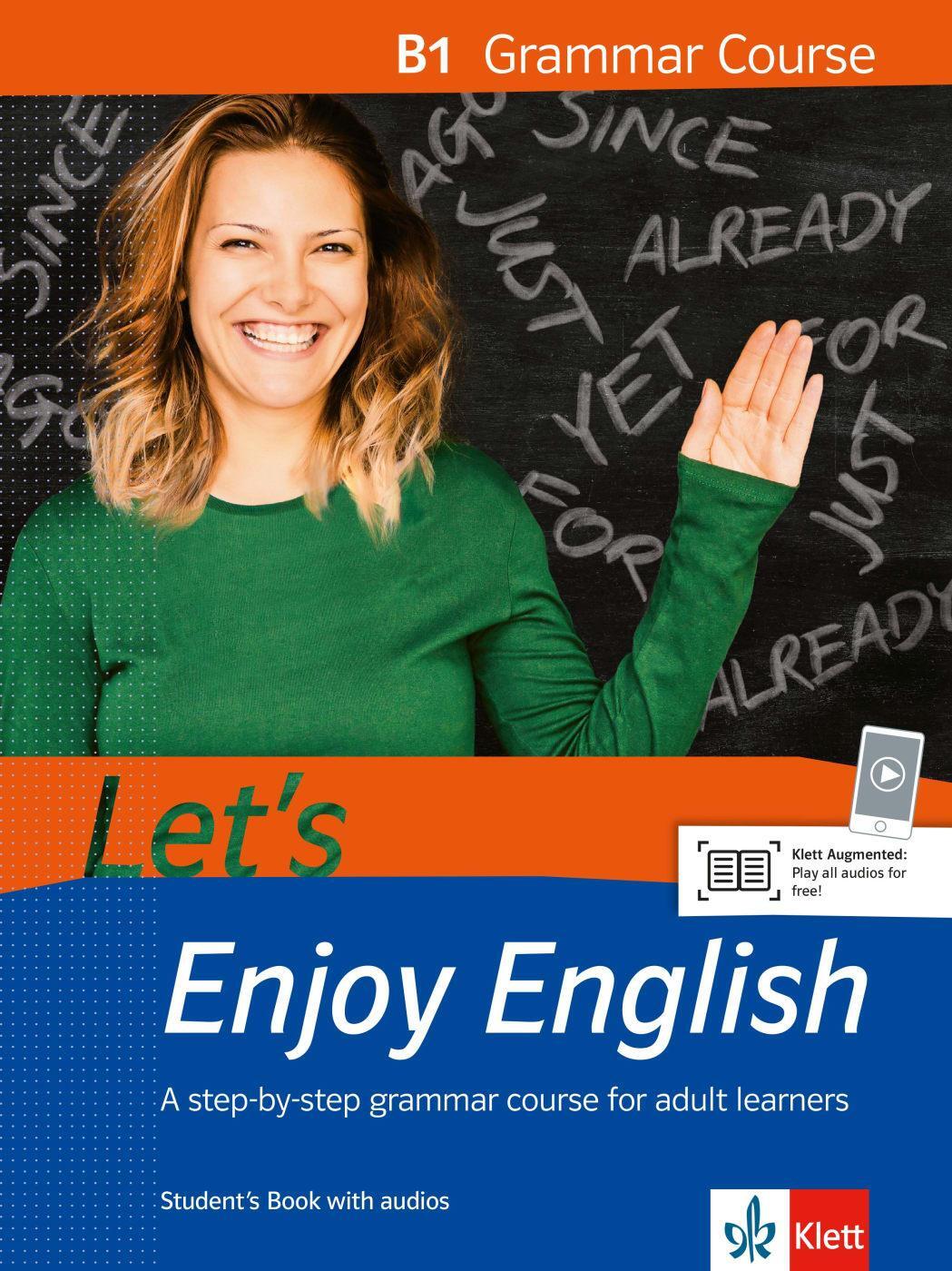Cover: 9783125016484 | Let's Enjoy English B1 Grammar Course. Student's Book with audios