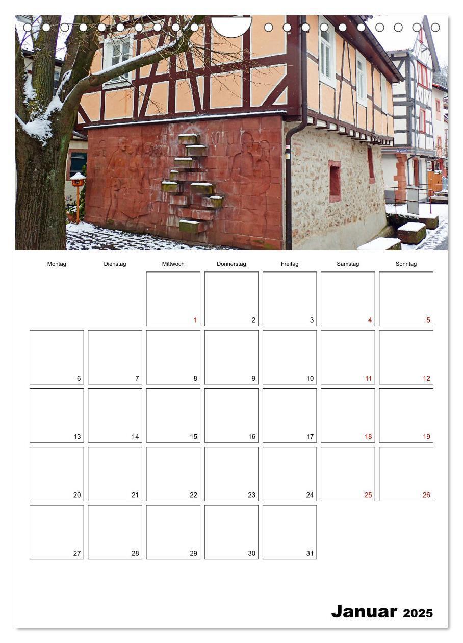 Bild: 9783435975983 | Weinheim an der Bergstraße Planer (Wandkalender 2025 DIN A4 hoch),...