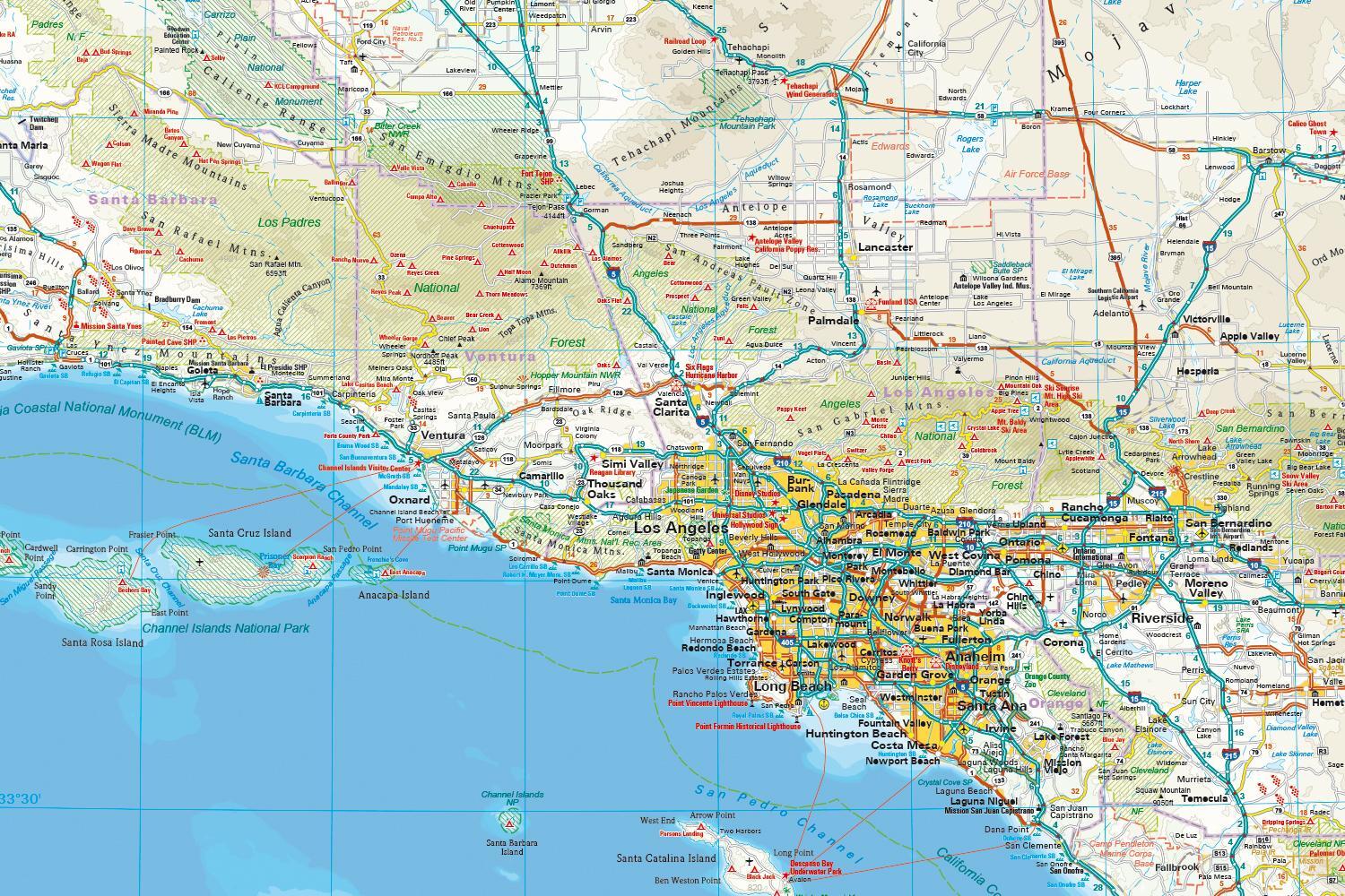 Bild: 9783831772957 | Reise Know-How Landkarte USA 06, Kalifornien (1:850.000) | 2 S. | 2023