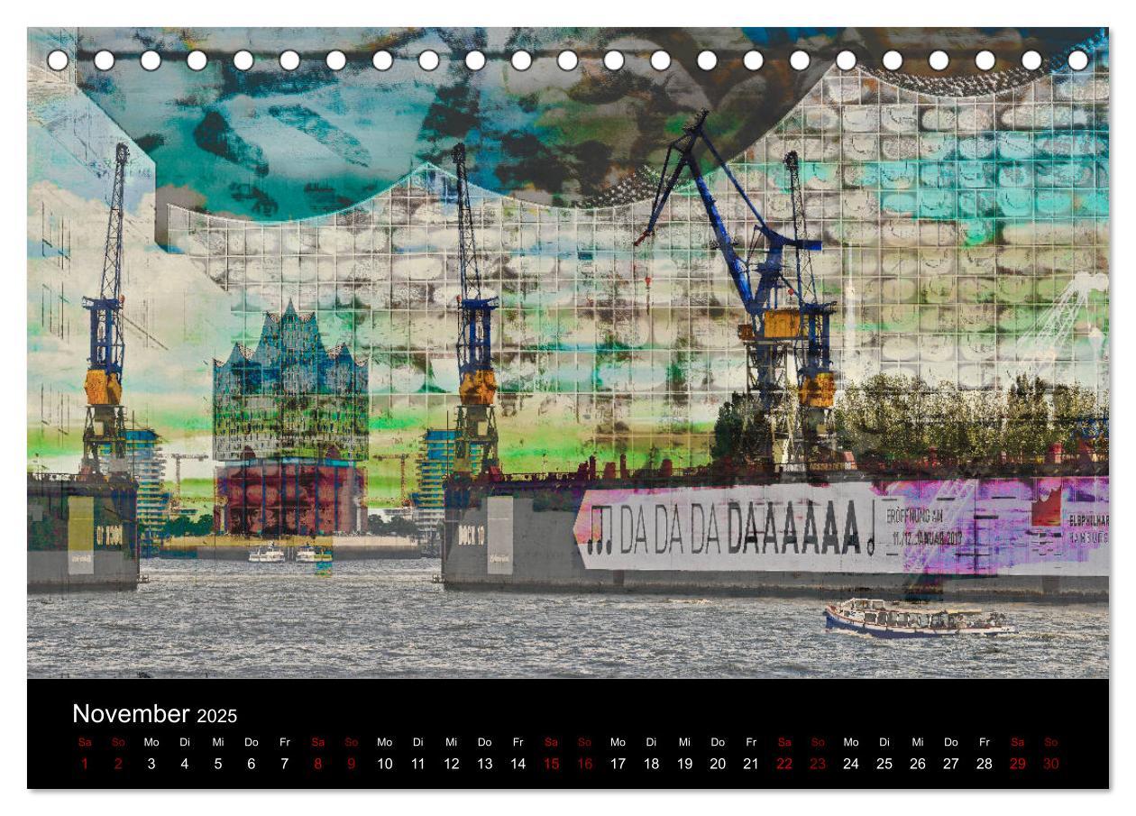 Bild: 9783435375691 | Elbphilharmonie-ARTig (Tischkalender 2025 DIN A5 quer), CALVENDO...