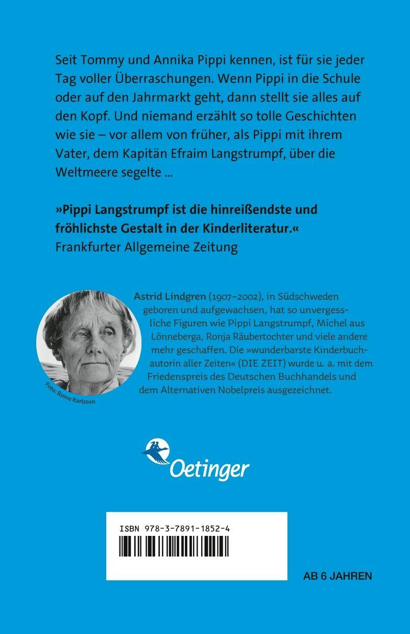 Rückseite: 9783789118524 | Pippi Langstrumpf geht an Bord | Astrid Lindgren | Buch | 208 S.