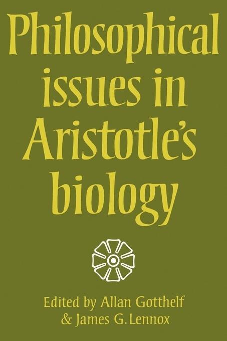 Cover: 9780521310918 | Philosophical Issues in Aristotle's Biology | James G. Lennox | Buch