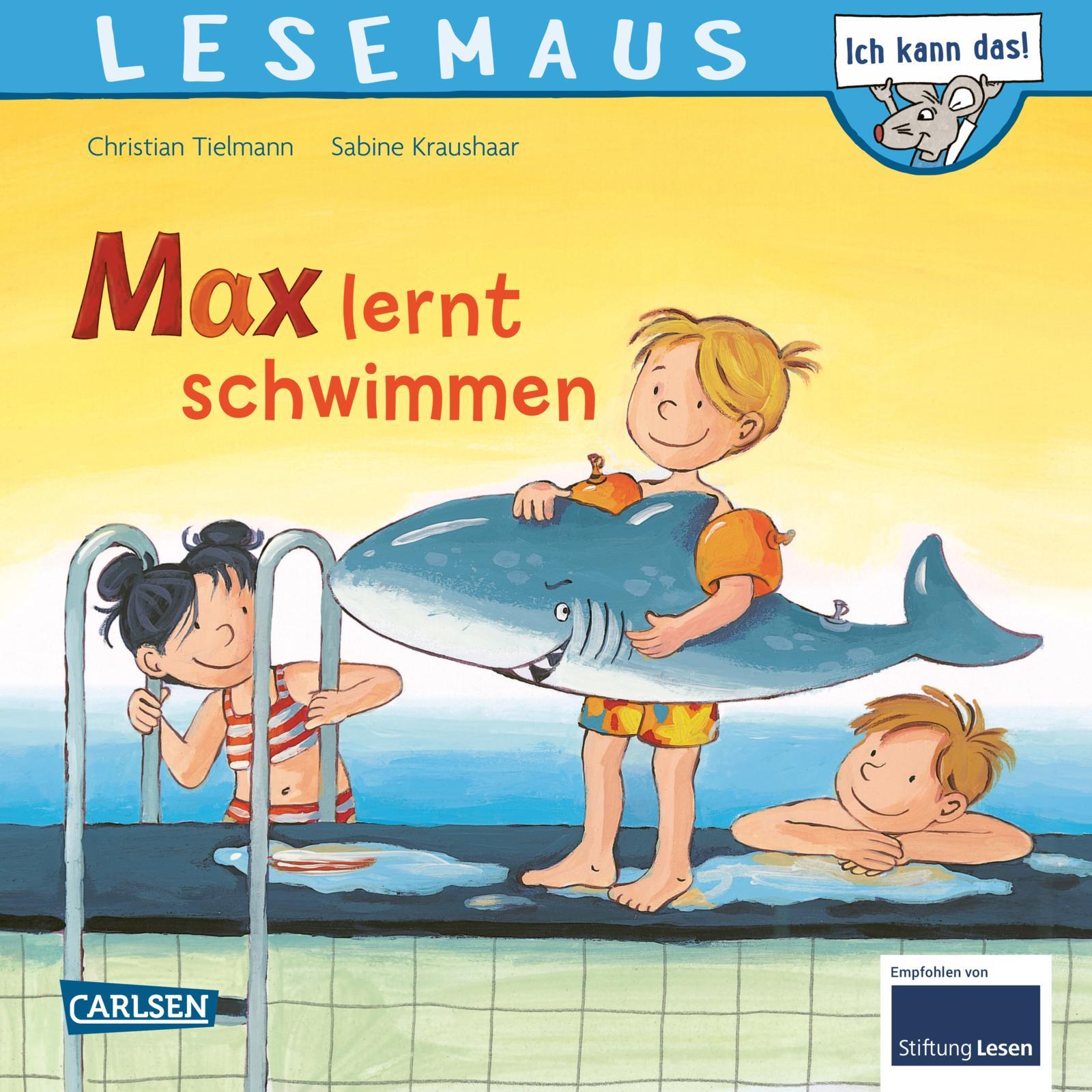 Cover: 9783551089540 | Max lernt schwimmen | Christian Tielmann | Broschüre | Lesemaus | 2008