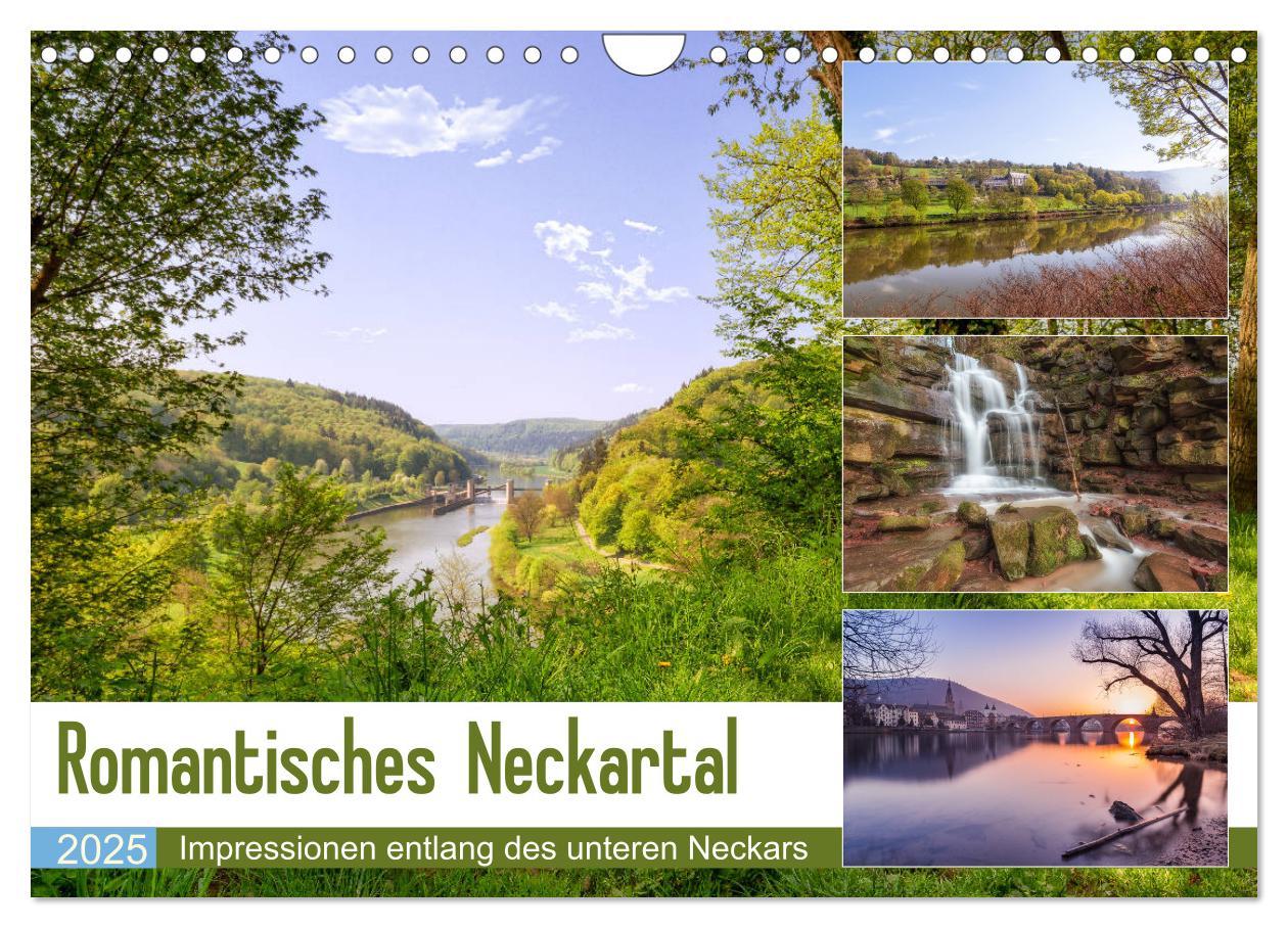 Cover: 9783435314829 | Romantisches Neckartal (Wandkalender 2025 DIN A4 quer), CALVENDO...