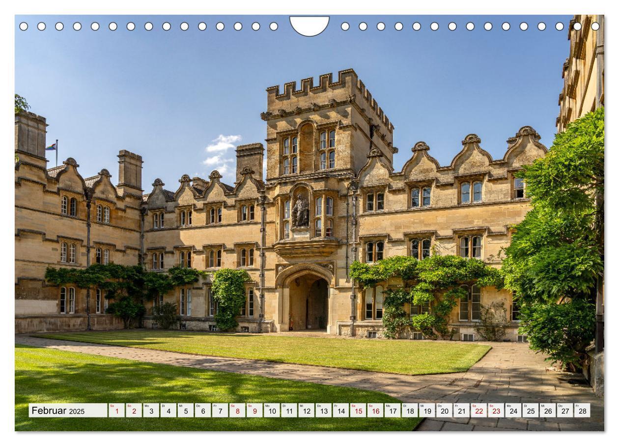 Bild: 9783383848926 | England - Oxford (Wandkalender 2025 DIN A4 quer), CALVENDO...