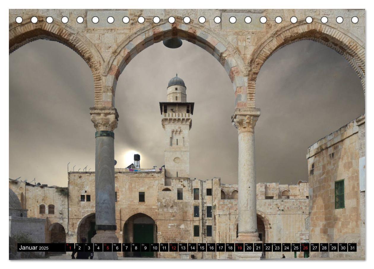 Bild: 9783435249152 | Jerusalem, die heilige Stadt (Tischkalender 2025 DIN A5 quer),...