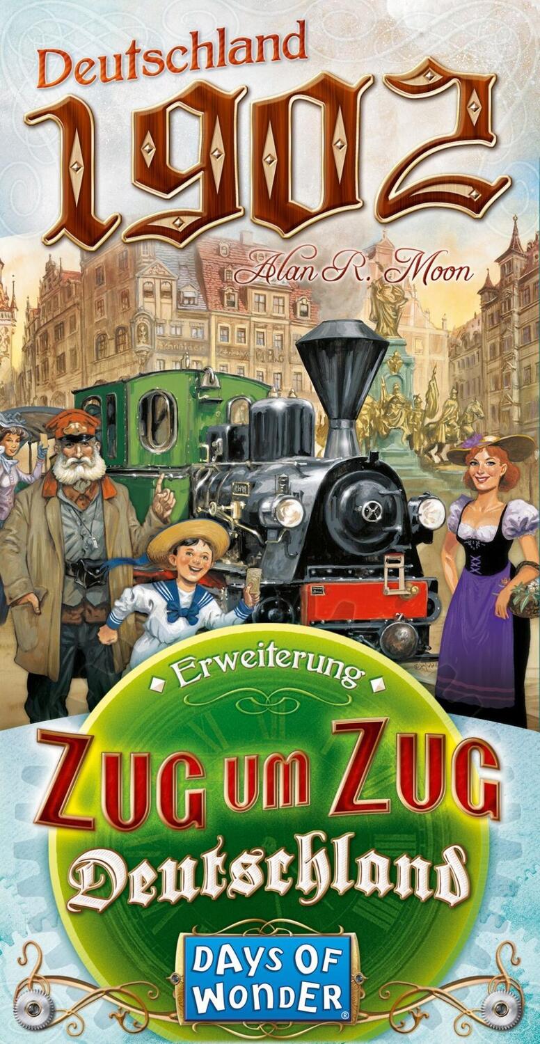 Cover: 824968417621 | Zug um Zug Deutschland 1902 | Erweiterung | Days of Wonder | Spiel