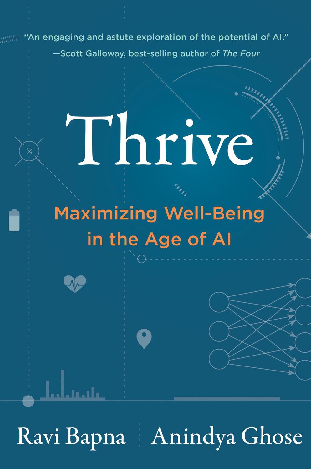 Cover: 9780262049313 | Thrive | Maximizing Well-Being in the Age of AI | Ravi Bapna (u. a.)