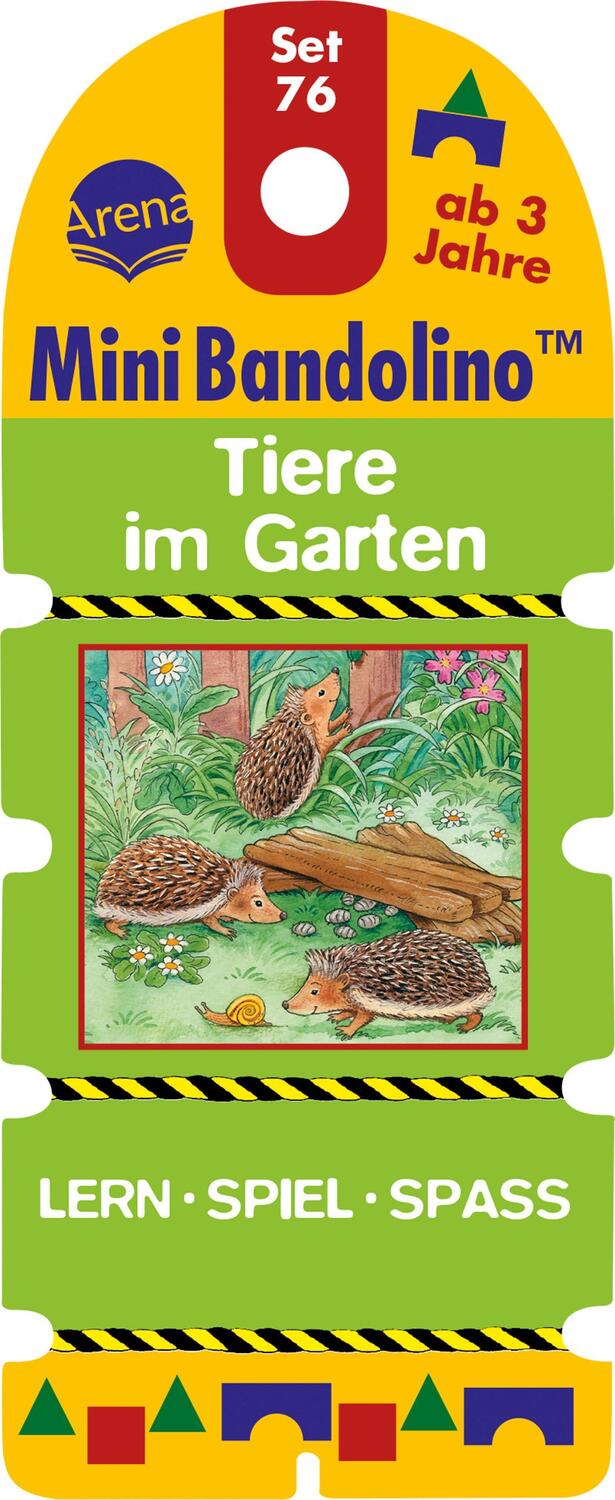 Cover: 9783401708621 | Mini Bandolino Set 76. Tiere im Garten | Lern - Spiel - Spass | Morton