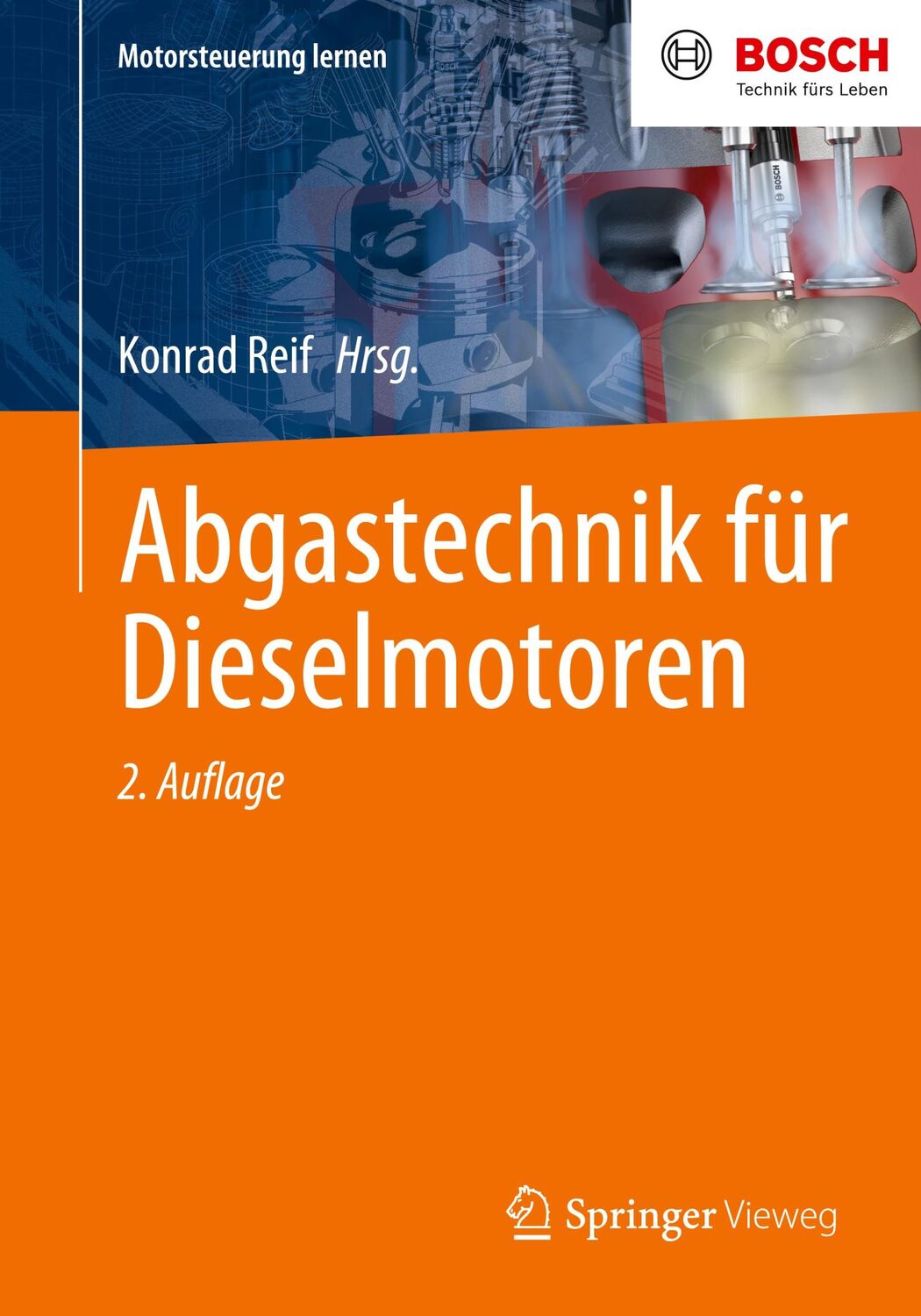 Cover: 9783658387211 | Abgastechnik für Dieselmotoren | Konrad Reif | Taschenbuch | Paperback