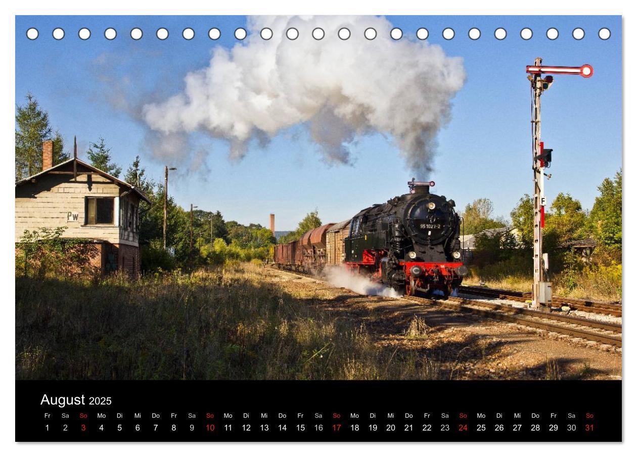 Bild: 9783435766284 | Unterwegs am Bahndamm (Tischkalender 2025 DIN A5 quer), CALVENDO...