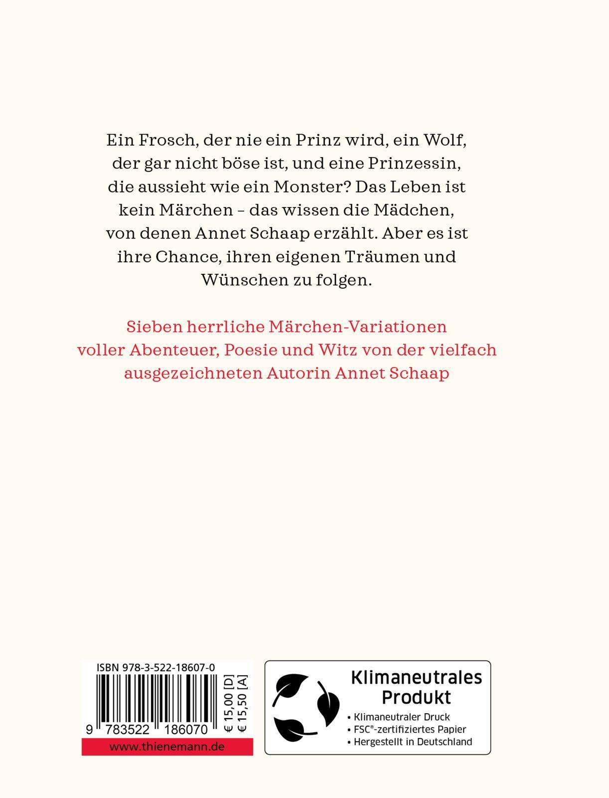 Rückseite: 9783522186070 | Mädchen | Annet Schaap | Buch | 256 S. | Deutsch | 2022 | Thienemann