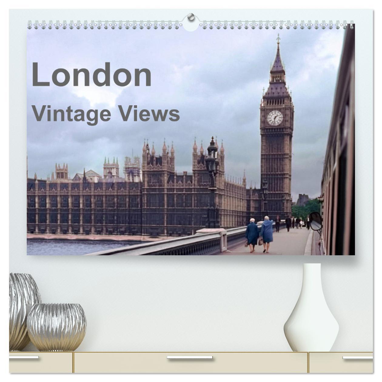 Cover: 9783435293605 | London - Vintage Views (hochwertiger Premium Wandkalender 2025 DIN...