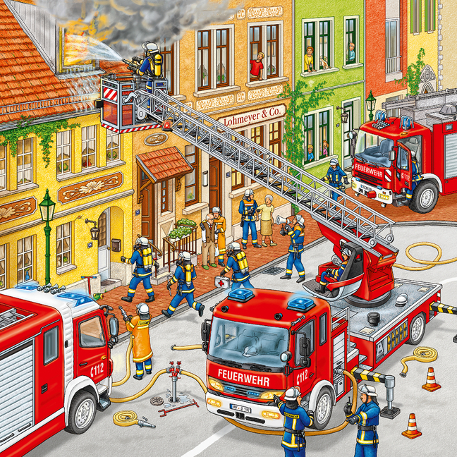 Bild: 4005556094011 | Ravensburger Kinderpuzzle - 09401 Feuerwehreinsatz - Puzzle für...
