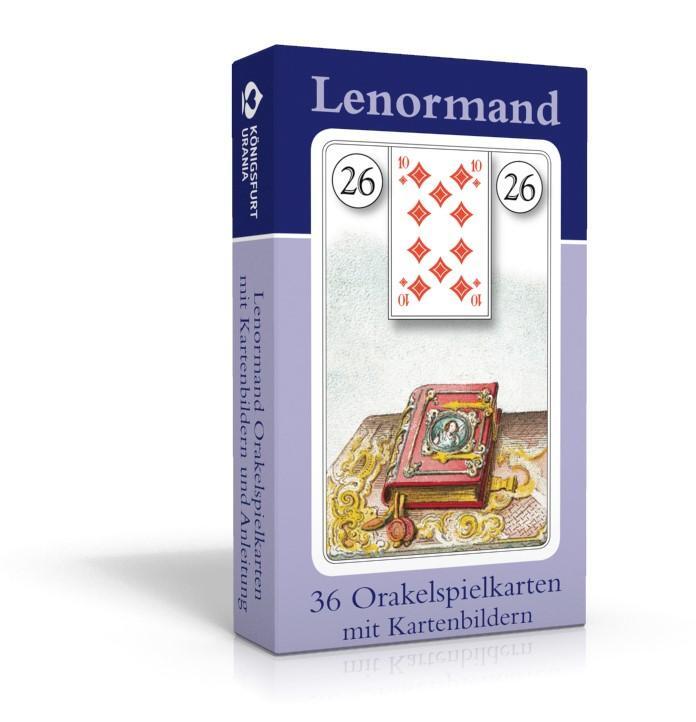 Cover: 9783898758772 | Lenormand Orakelkarten mit Kartenabbildungen | 36 Orakelkarten | Stück