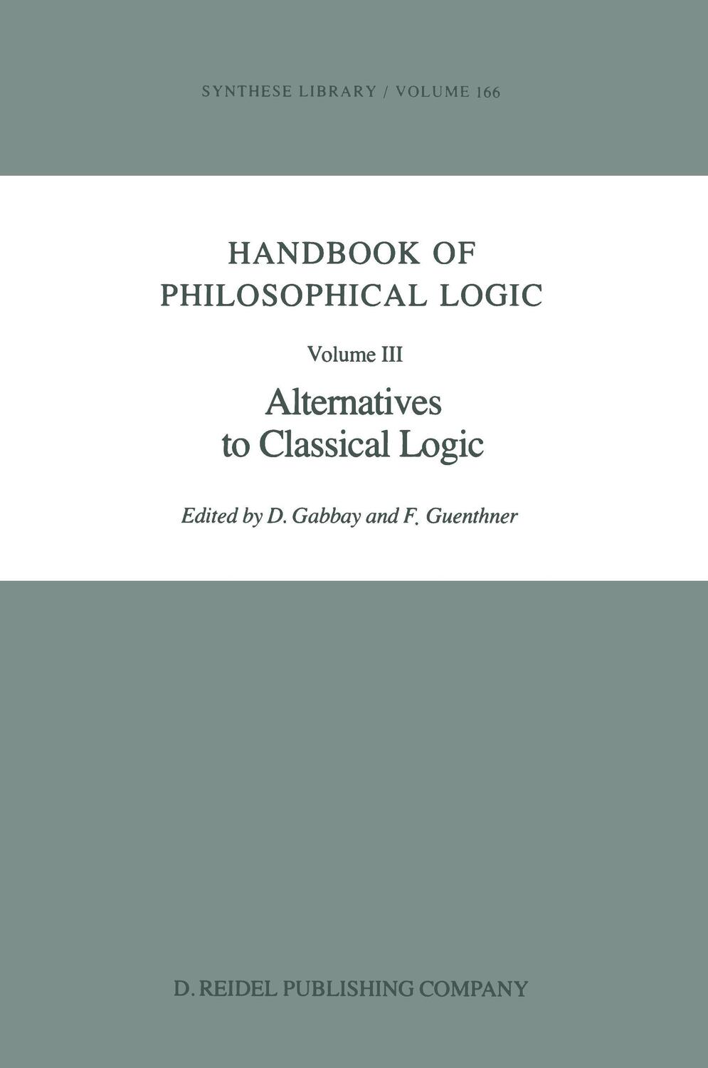 Cover: 9789401088015 | Handbook of Philosophical Logic | Franz Guenthner (u. a.) | Buch