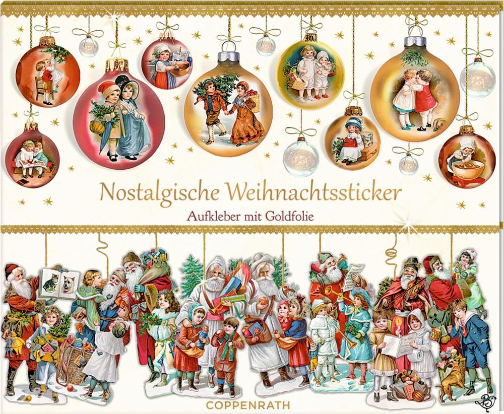 Cover: 4050003944173 | Stickerbuch - Nostalgische Weihnachtssticker | Aufkleber mit Goldfolie