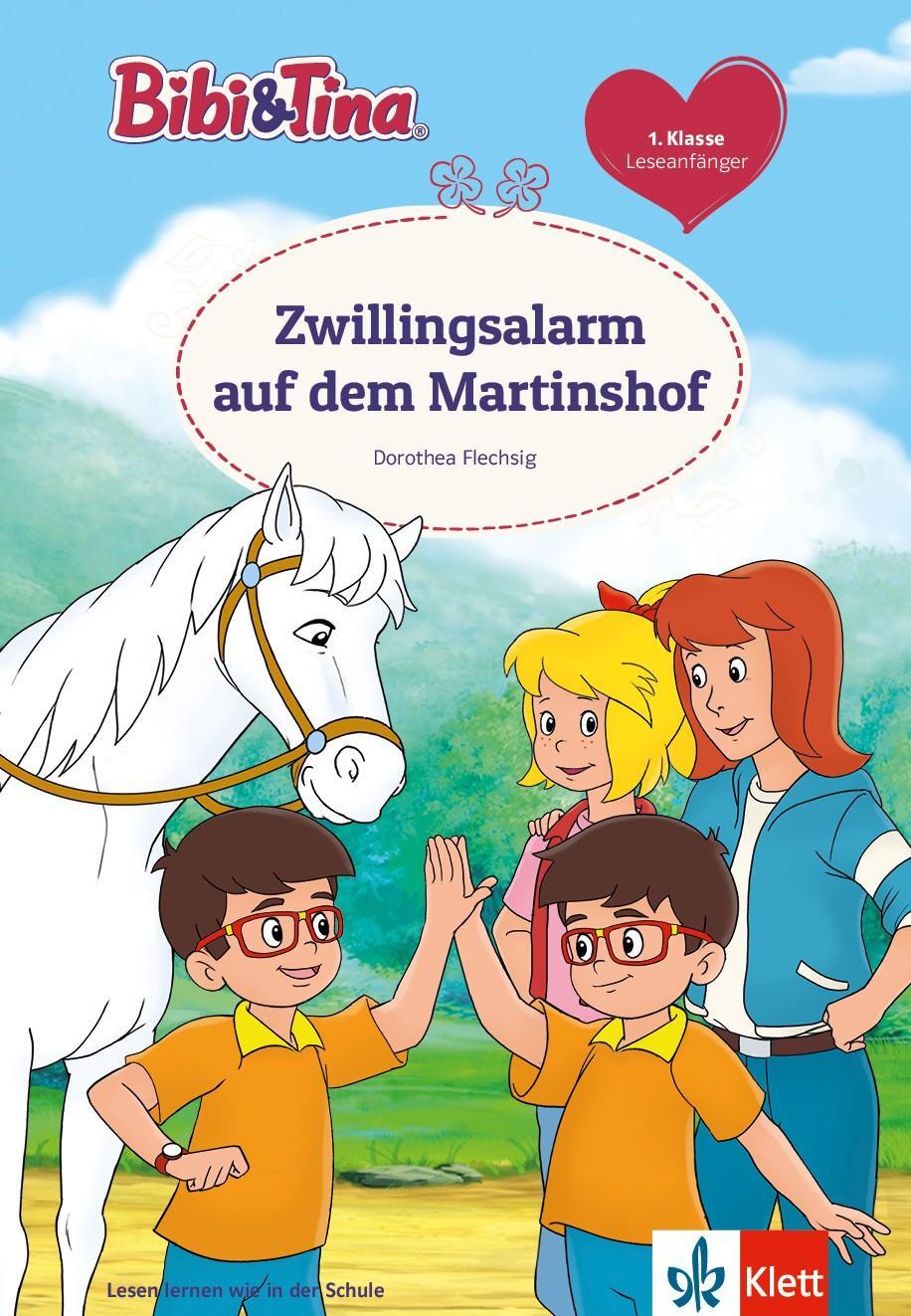 Cover: 9783129496404 | Bibi & Tina: Zwillingsalarm auf dem Martinshof | Dorothea Flechsig