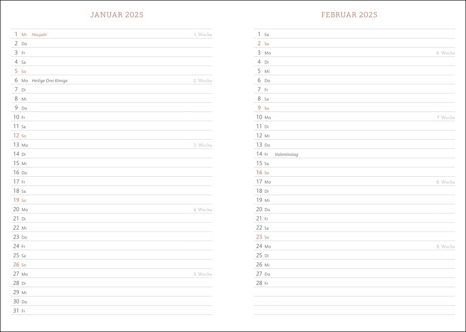 Bild: 9783756403530 | Tages-Kalenderbuch A5 2024. Pinker Terminkalender mit Schulferien...