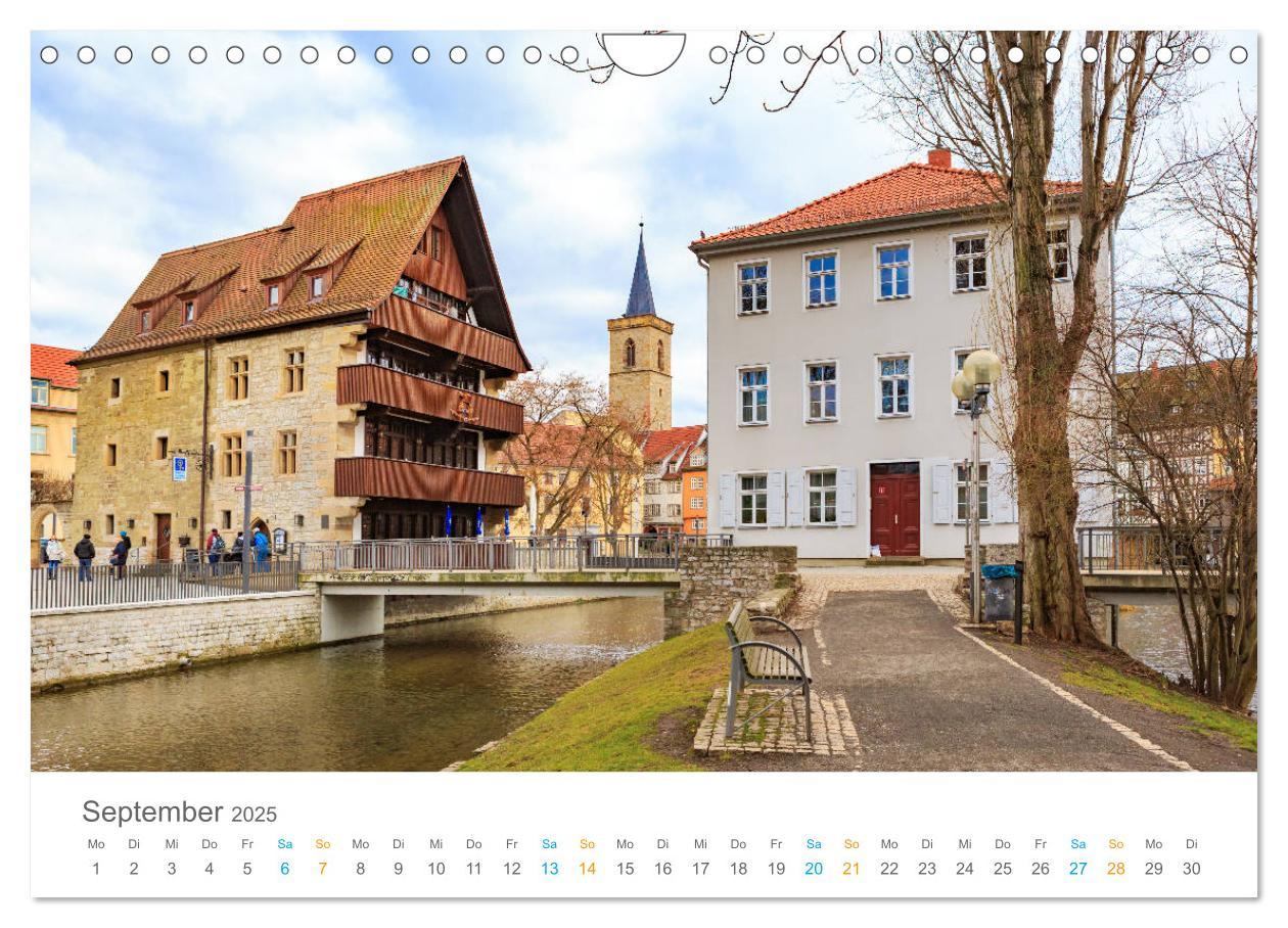 Bild: 9783435321599 | Erfurt - Stadt der Türme (Wandkalender 2025 DIN A4 quer), CALVENDO...