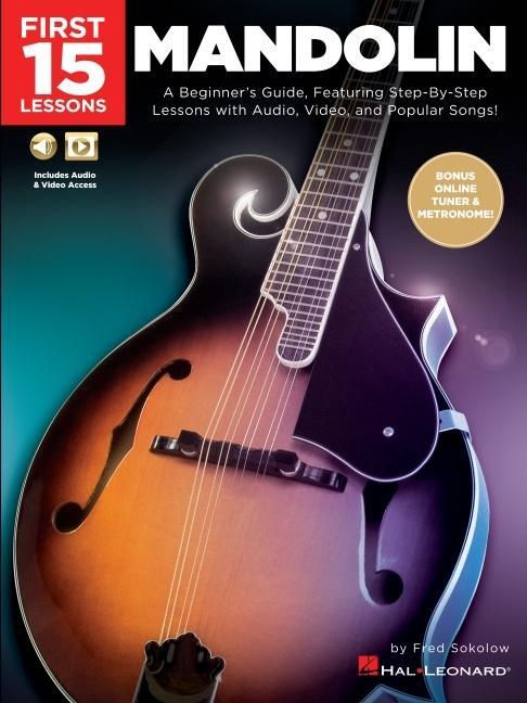 Cover: 888680915018 | First 15 Lessons - Mandolin | Fred Sokolow | Broschüre | Englisch