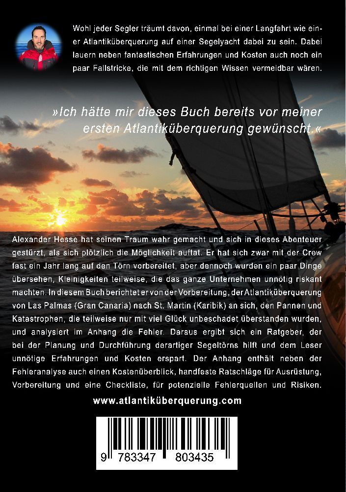 Bild: 9783347803435 | Atlantiküberquerung | Alexander Hesse | Taschenbuch | 536 S. | Deutsch
