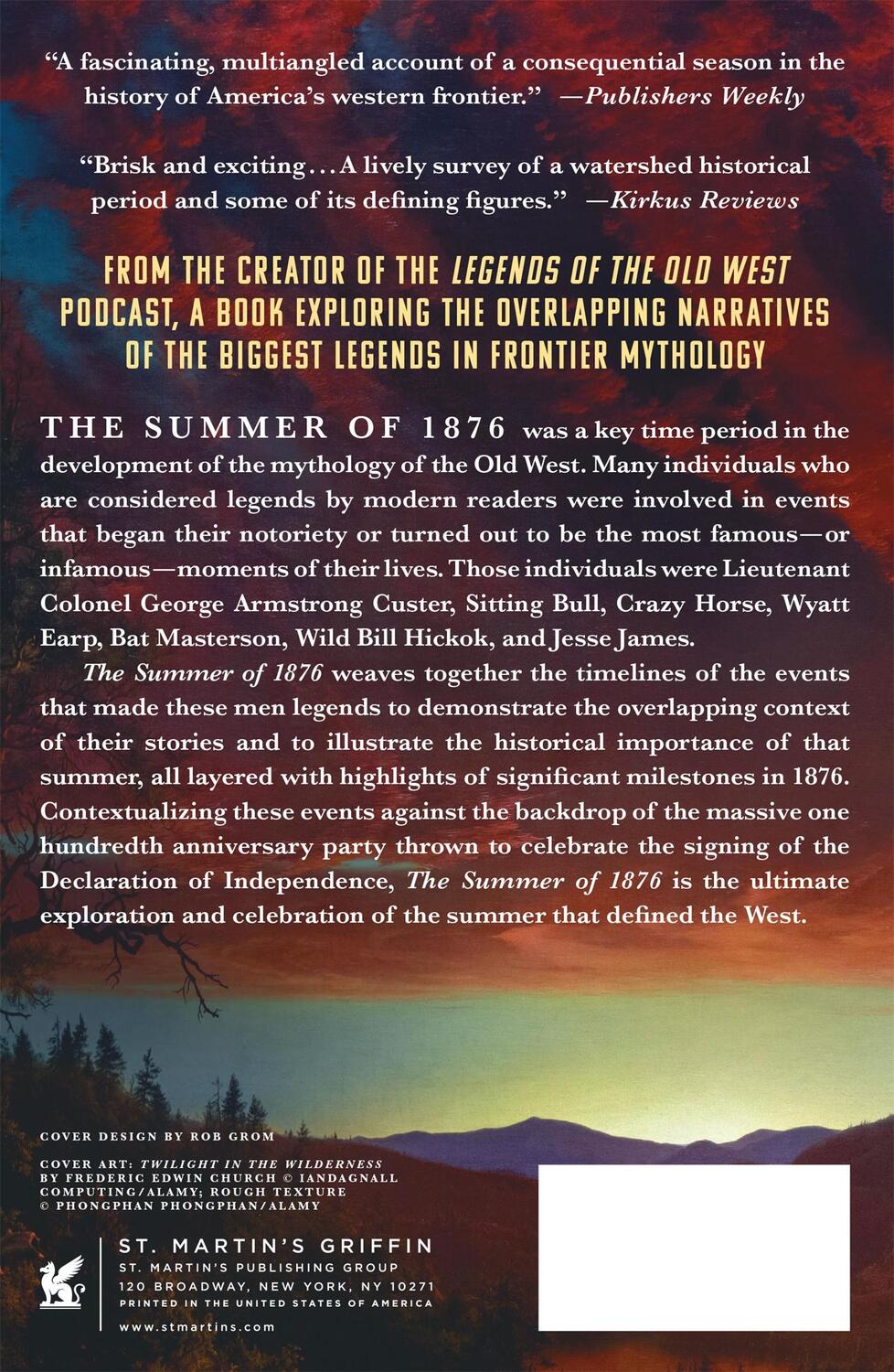 Rückseite: 9781250843470 | The Summer of 1876 | Chris Wimmer | Taschenbuch | Englisch | 2024