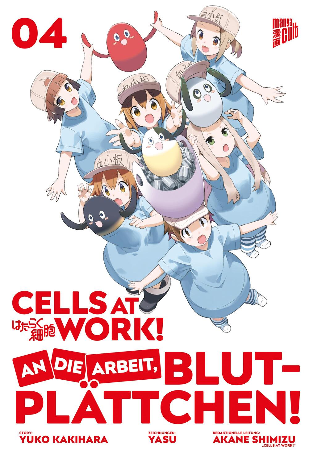 Cover: 9783964334046 | Cells at Work! - An die Arbeit, Blutplättchen! 4 | Yasu | Taschenbuch