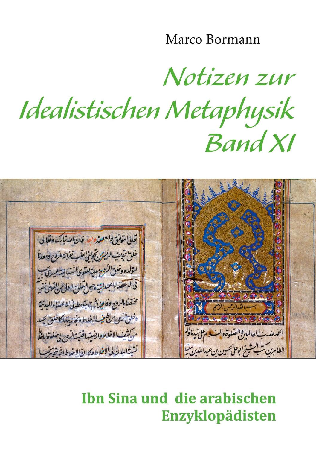 Cover: 9783757884079 | Notizen zur Idealistischen Metaphysik XI | Marco Bormann | Buch | 2023