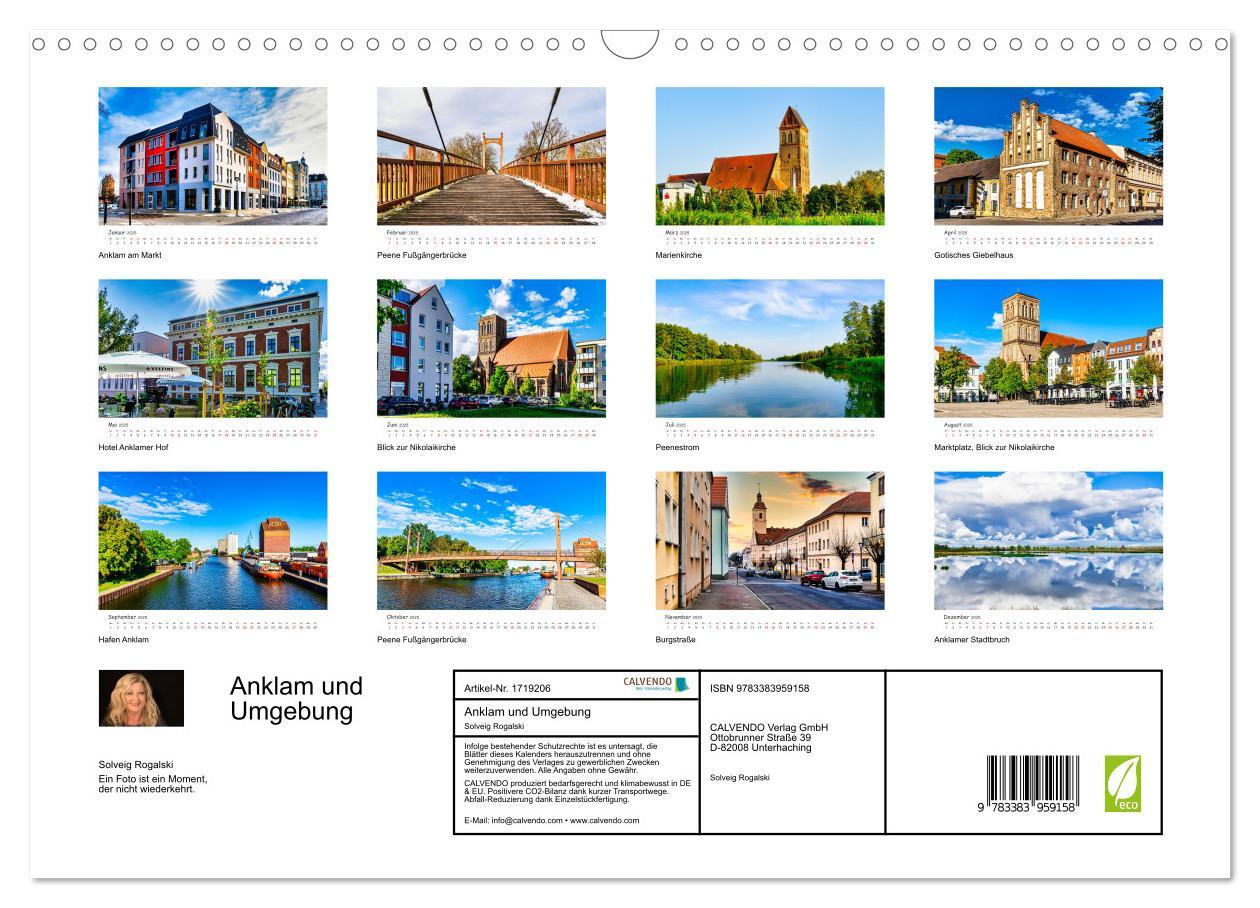 Bild: 9783383959158 | Anklam und Umgebung (Wandkalender 2025 DIN A3 quer), CALVENDO...