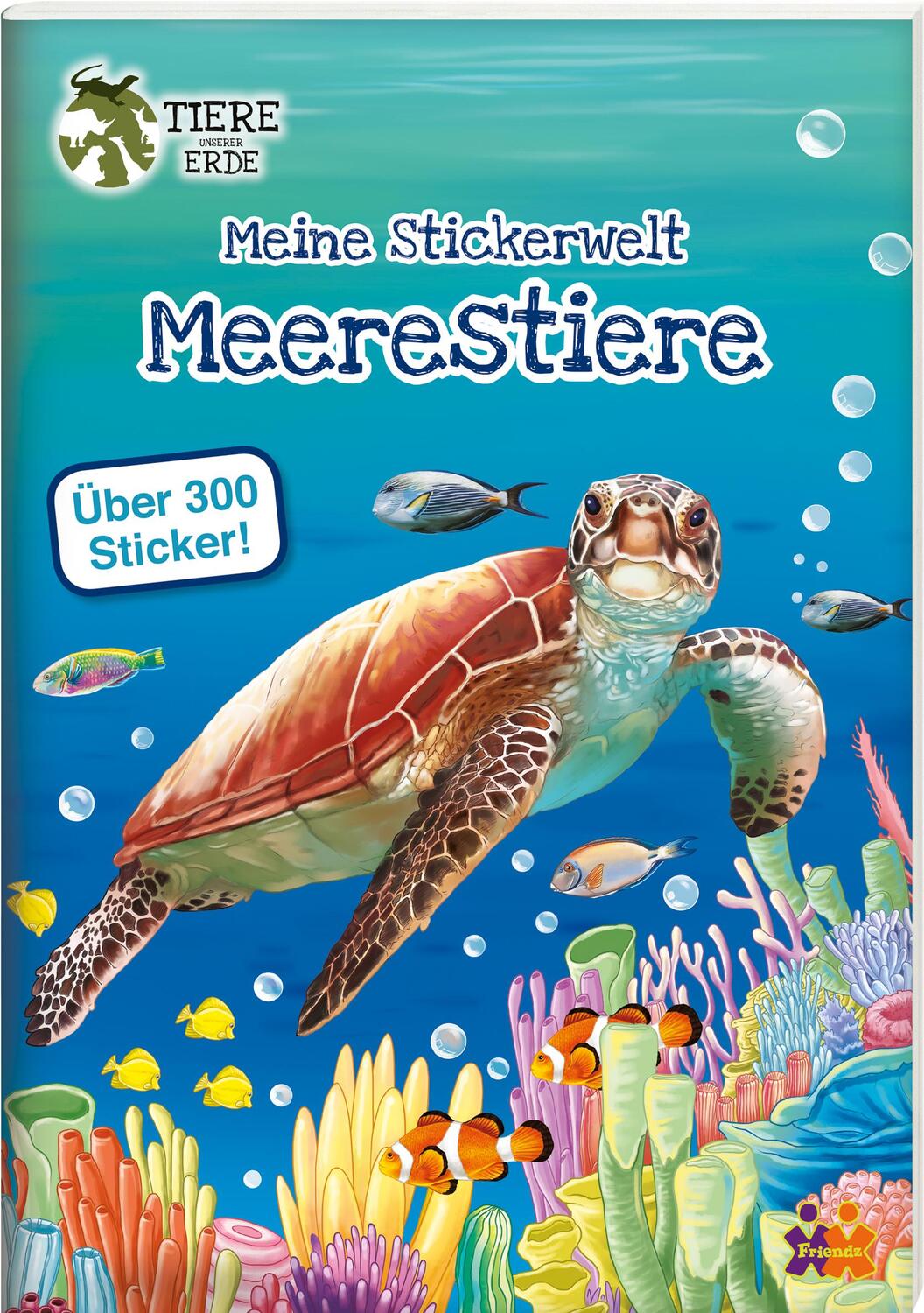 Cover: 9783863185589 | Tiere unserer Erde | Meine Stickerwelt. Meerestiere | Broschüre | 2019