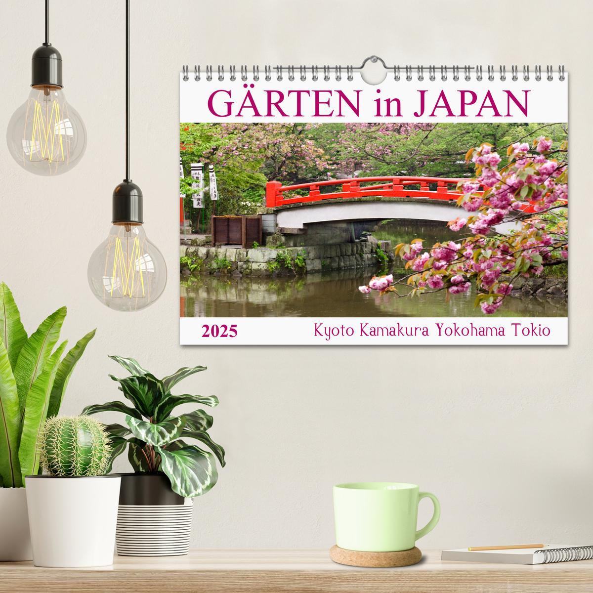 Bild: 9783383968433 | Gärten in Japan (Wandkalender 2025 DIN A4 quer), CALVENDO...