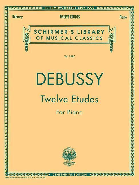 Cover: 9780793531585 | Twelve Etudes for Piano: Schirmer Library of Classics Volume 1987...